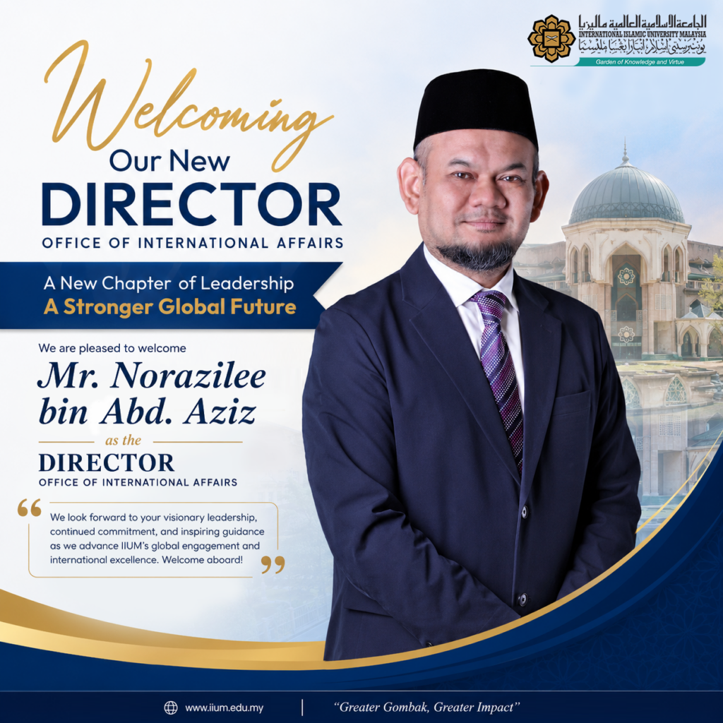Welcoming Poster New Director
