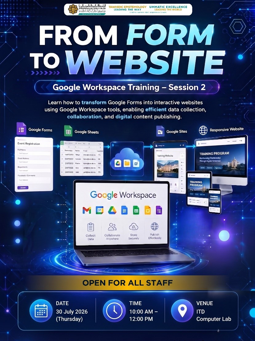 2026 Almanac Training Series : From Form to Website: Google Workspace Training Session 2