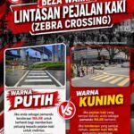 PERBEZAAN WARNA LINTASAN PEJALAN KAKI