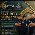 Job Recruitment : Security Assistant (Grade KP1)