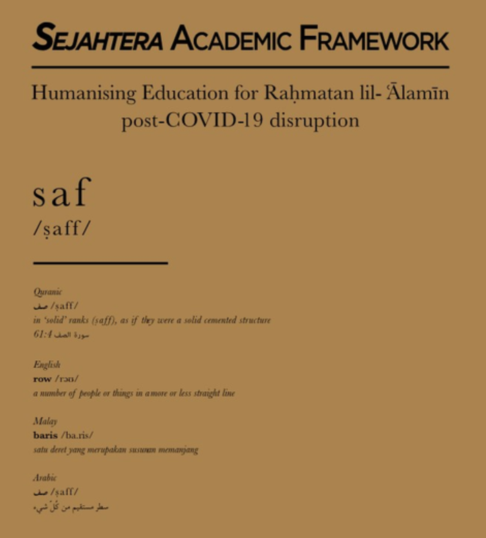 Sejahtera Academic Framework