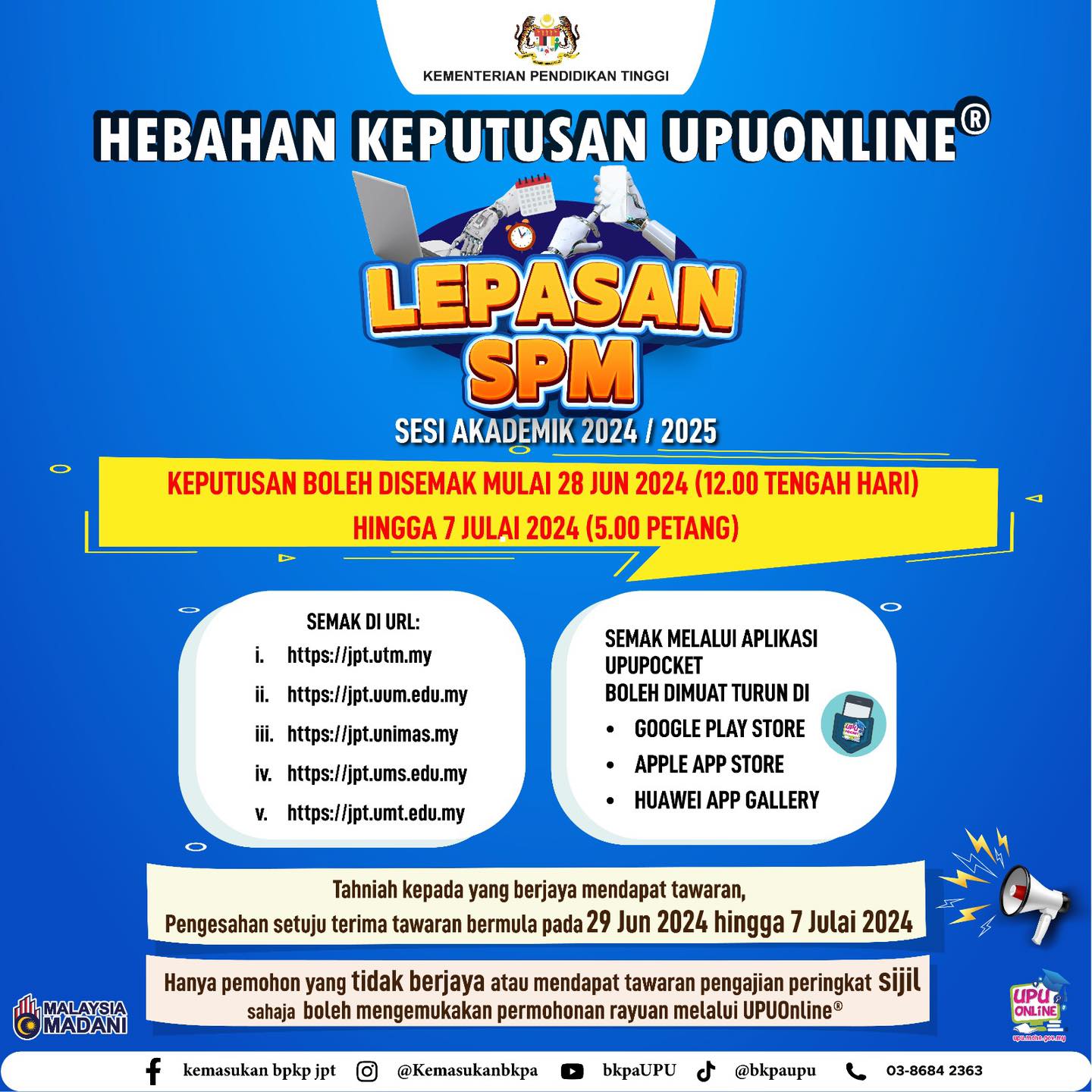 Hebahan Keputusan Lepasan SPM 2024 Promotion and Student