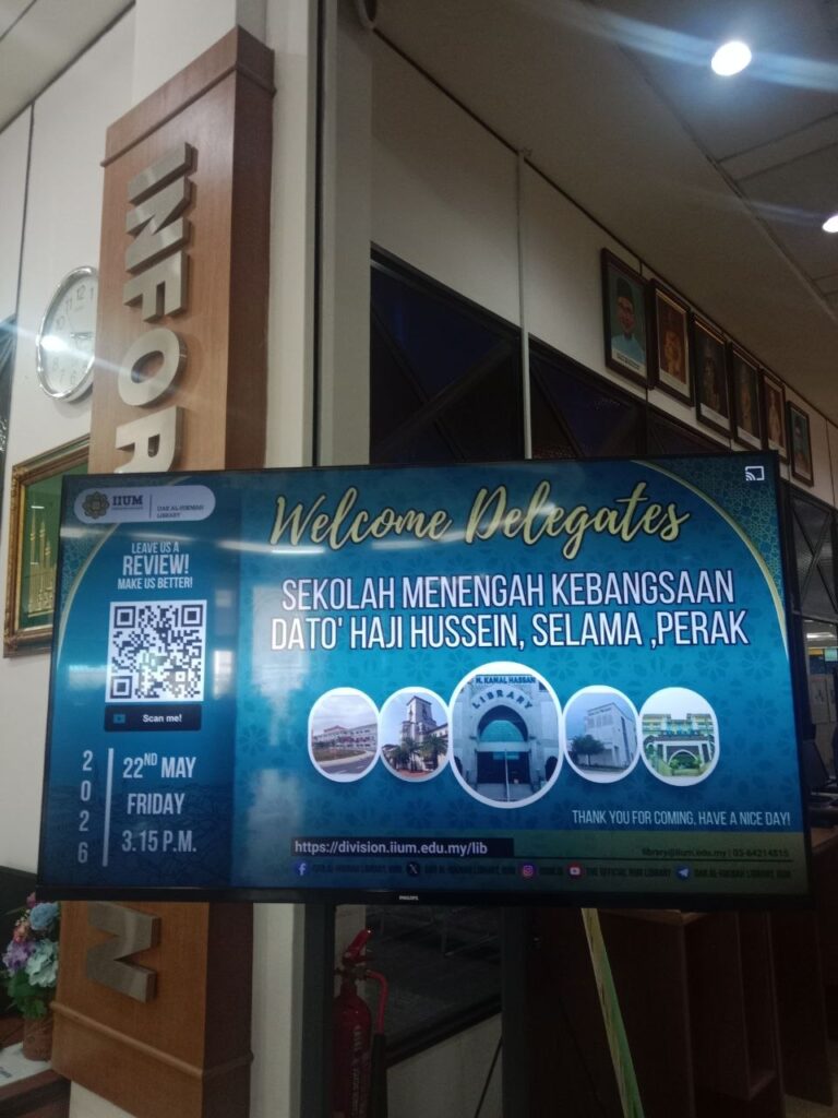 Local Visit: SMK Dato’ Haji Hussein, Selama, Perak