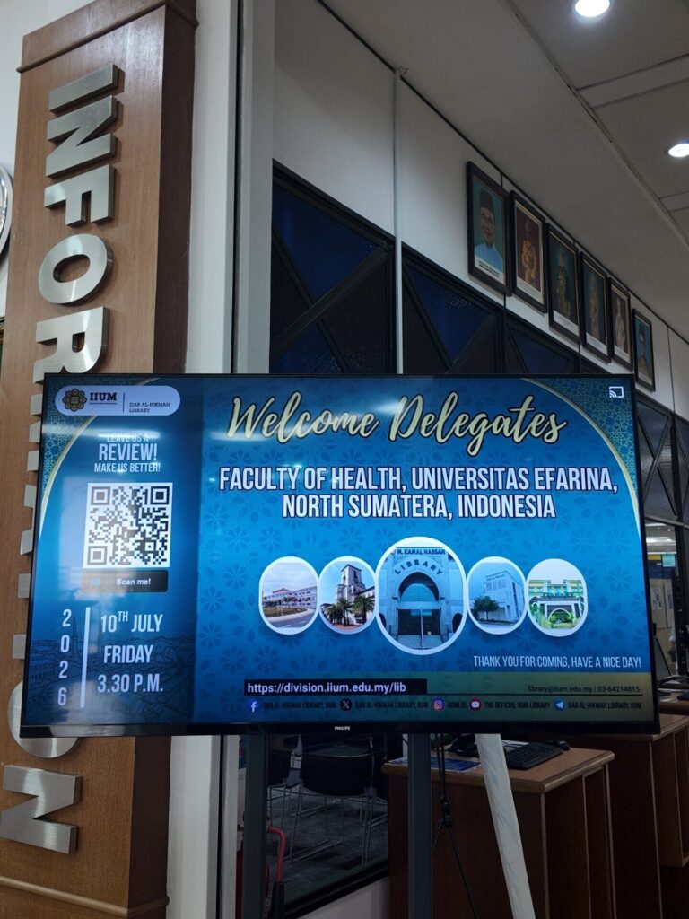 International Visit: Faculty of Health, Universitas Efarina