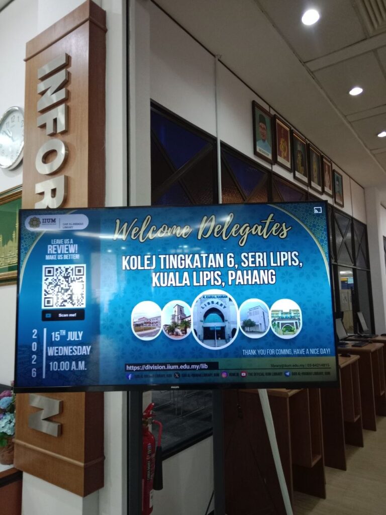 Local Visit: Kolej Tingkatan 6 Seri Lipis