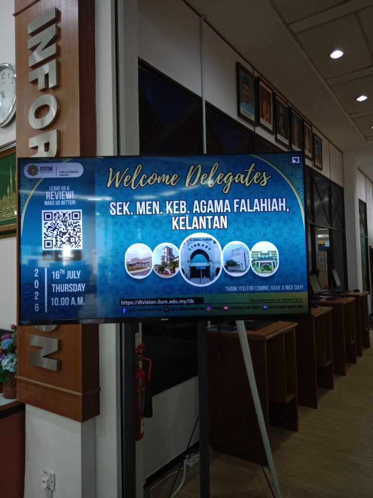Local Visit: SMK Agama Falahiah, Kelantan (Form 6 Students)