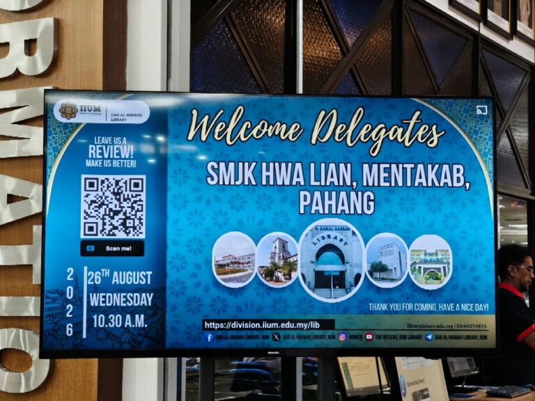 Local Visit – SMJK Hwa Lian, Mentakab